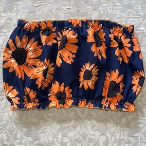 Sunflower comfy loose tube top